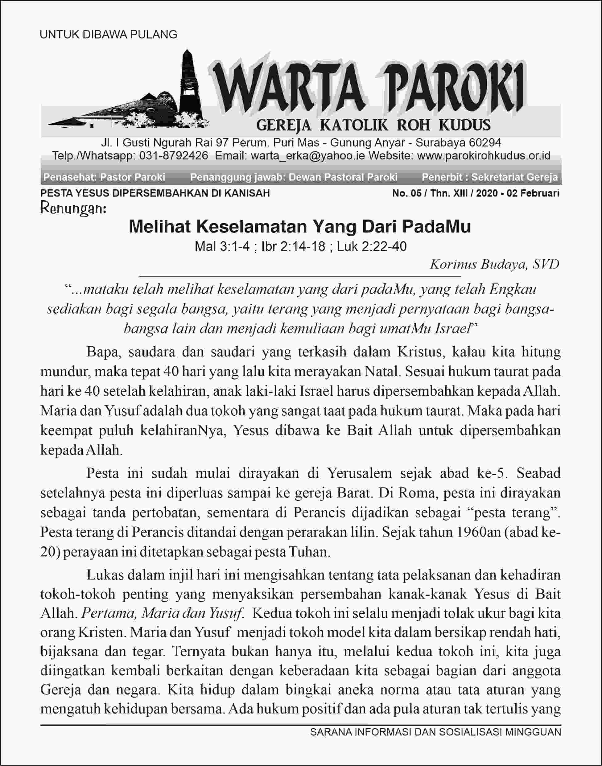 Paroki Roh Kudus